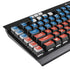 Chile Flag Distressed K95 RGB PLATINUM Mechanical Gaming Keyboard Skin